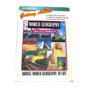 World Geography Ages 01-14 Grades 5-8 by New Dimension Getting Ahead Brings Worl